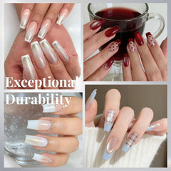 Krofaue strong nail glue kit for fast bonding and durable extensions.