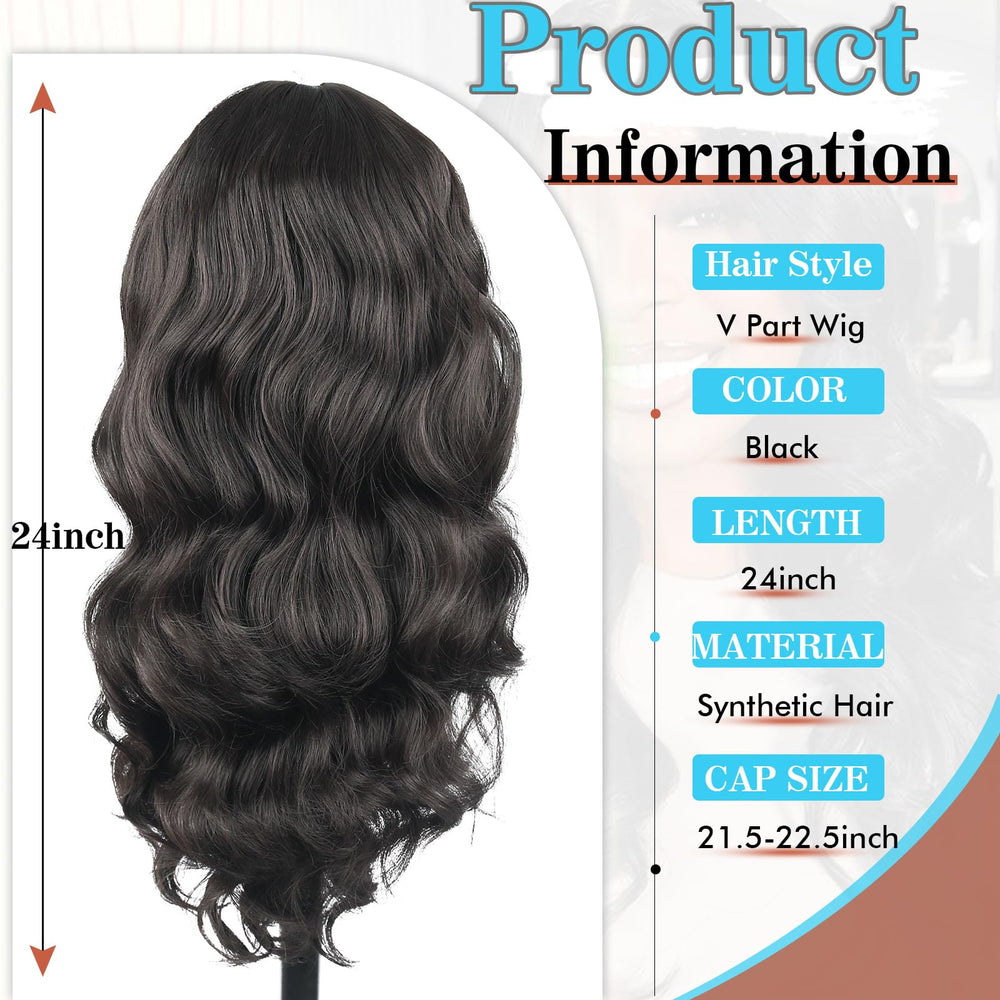 KRSI v part wig easy installation and removal for everyday use.