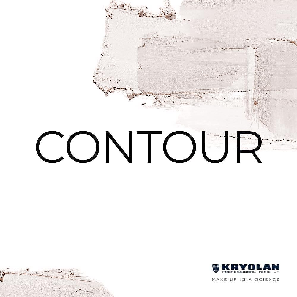 Compact packaging of Kryolan TV Paint Stick with protective cap.