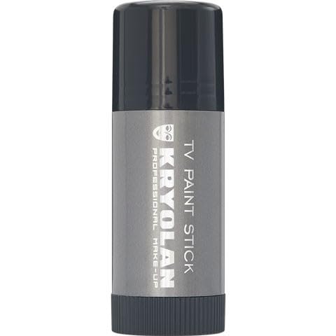 Kryolan TV Paint Stick Shibui swatch demonstrates rich pigment and blendable coverage.