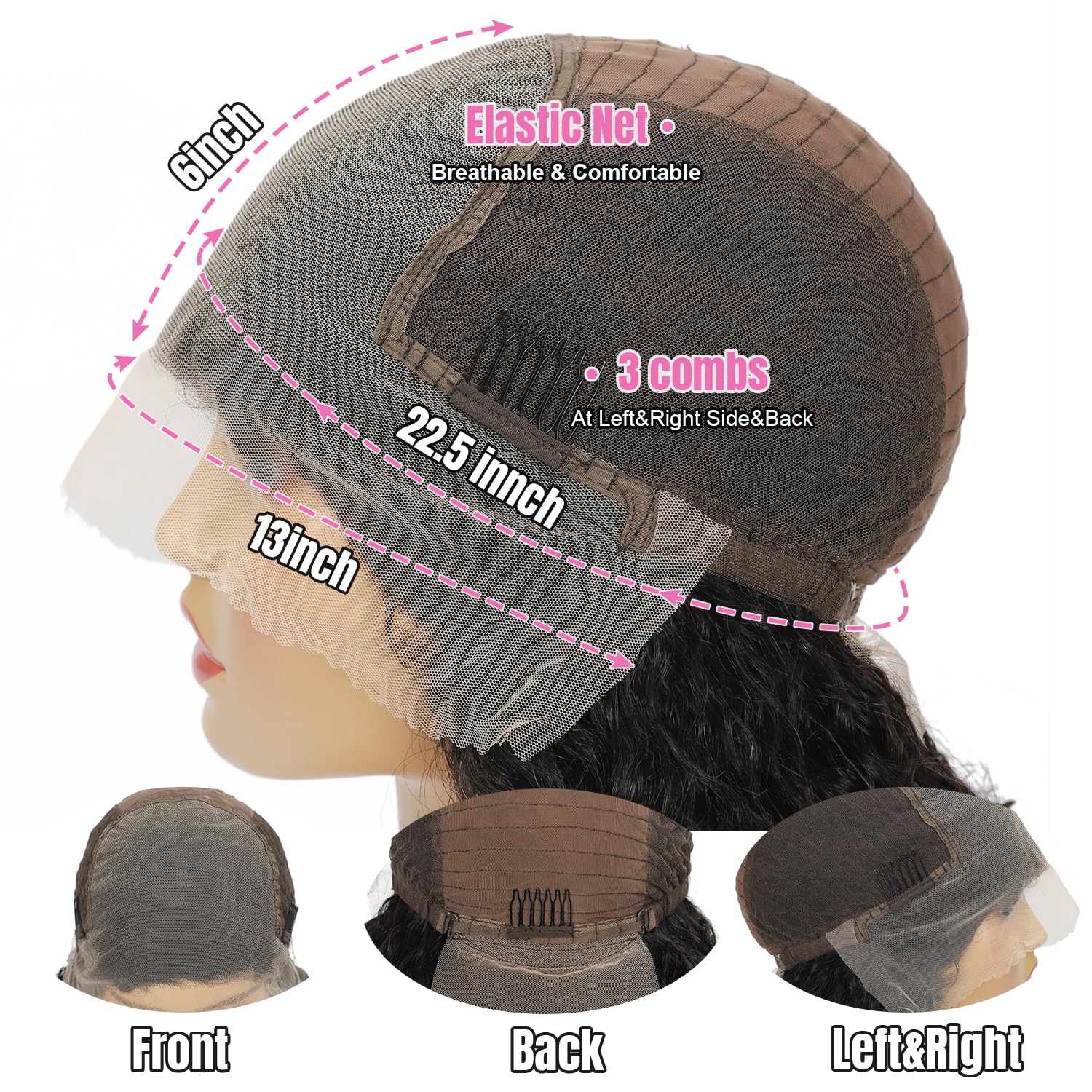 Ksflaae 100% unprocessed human hair with soft texture for versatile styling.