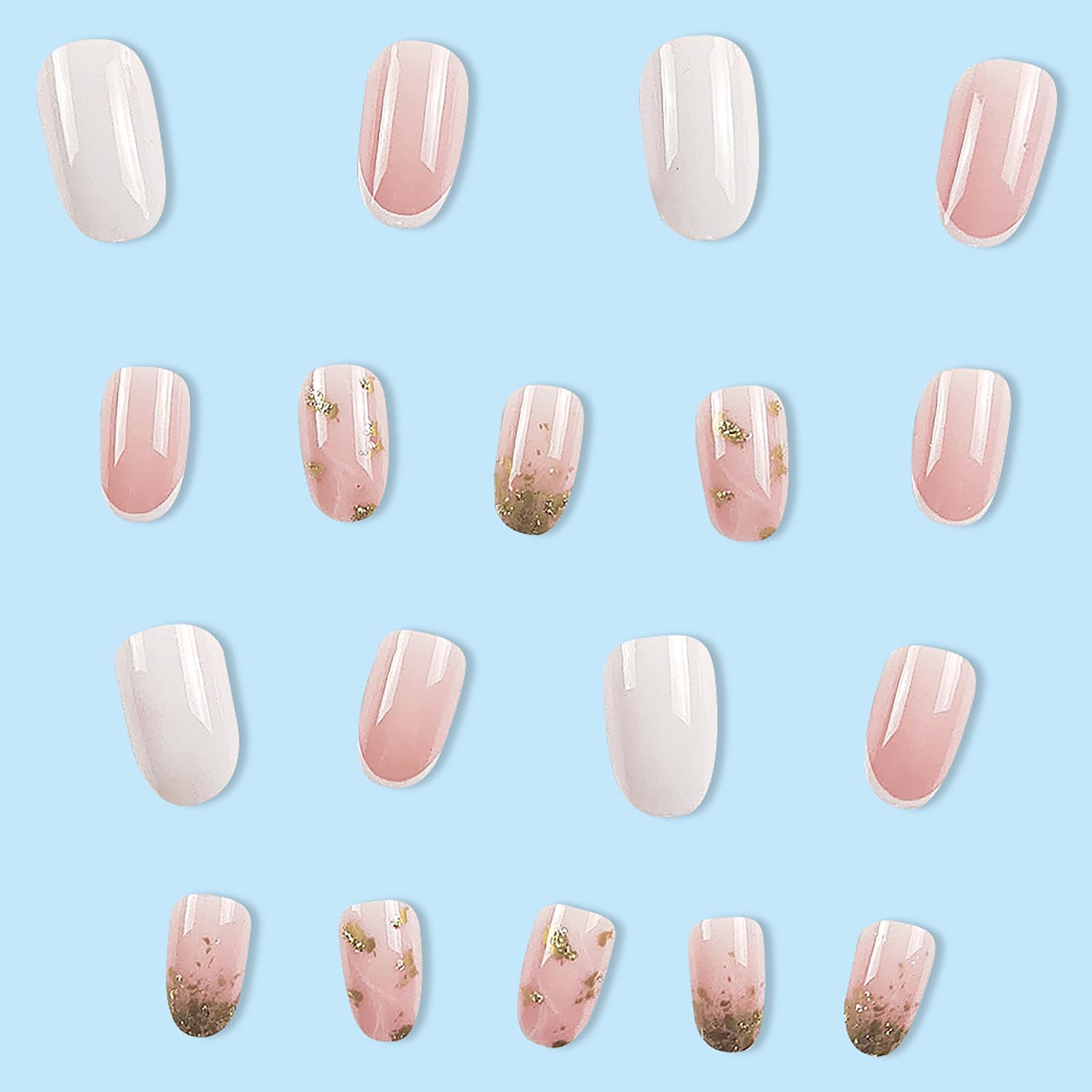 KSTBJN glue-on nails kit for easy, mess-free application
