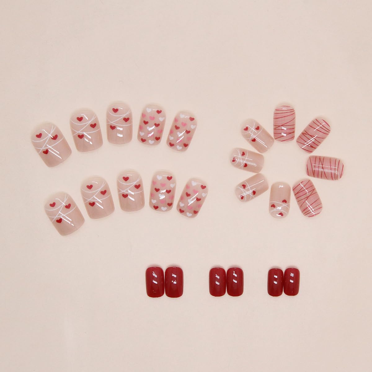 KTAABTR valentines set includes 24 pieces and adhesive tape for easy application.