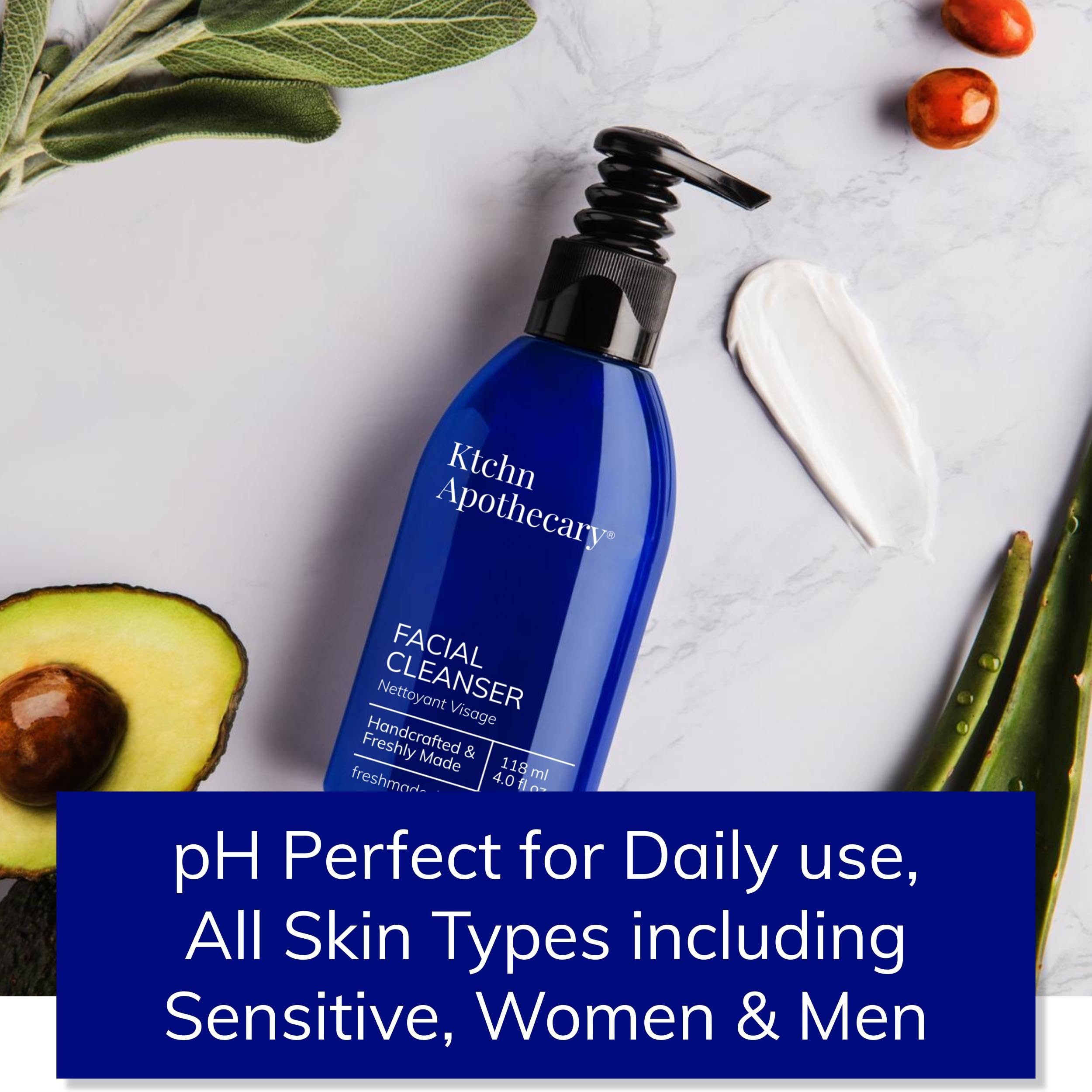 Ktchn Apothecary pH-balanced formula for balanced cleansing.