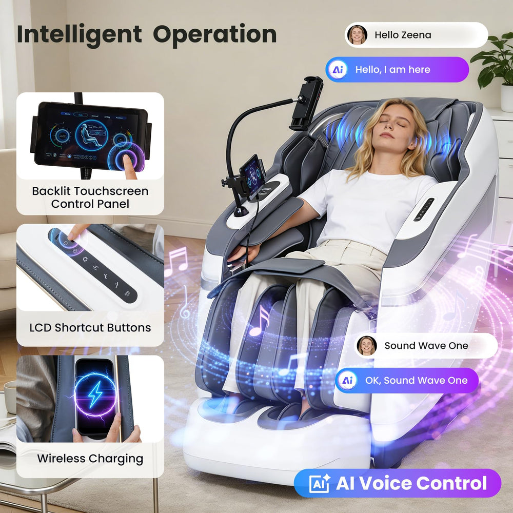 KTENTITO ai voice-control enables hands-free operation during sessions.