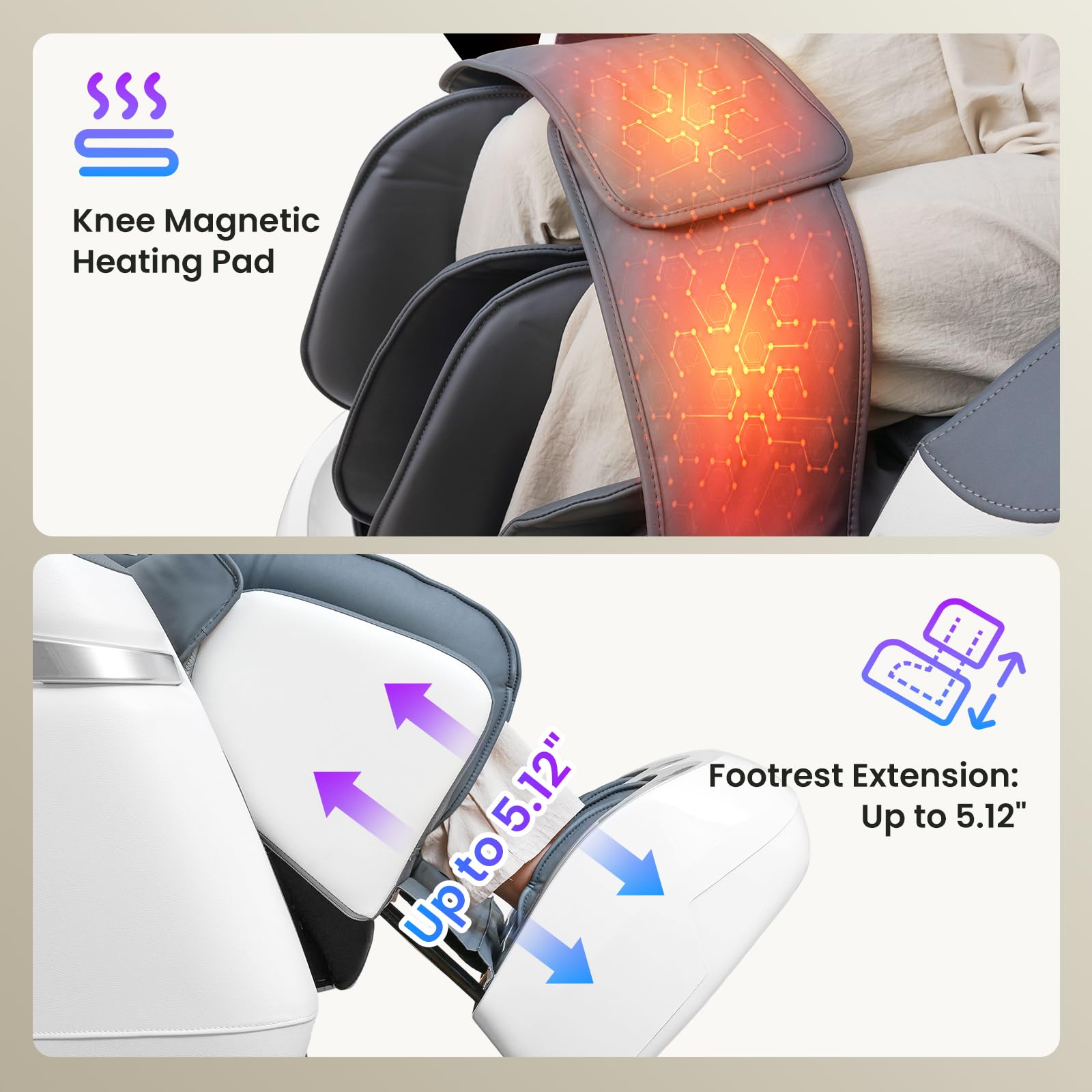 KTENTITO foot-roller offers adjustable speed for leg massage.