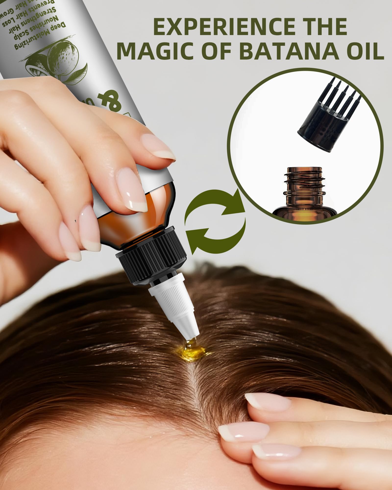Ktintar Batana oil packaging emphasizing natural formula