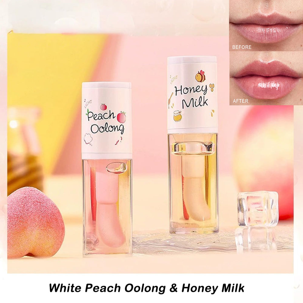 KTouler Clear lip gloss bottle with lightweight, sheer finish