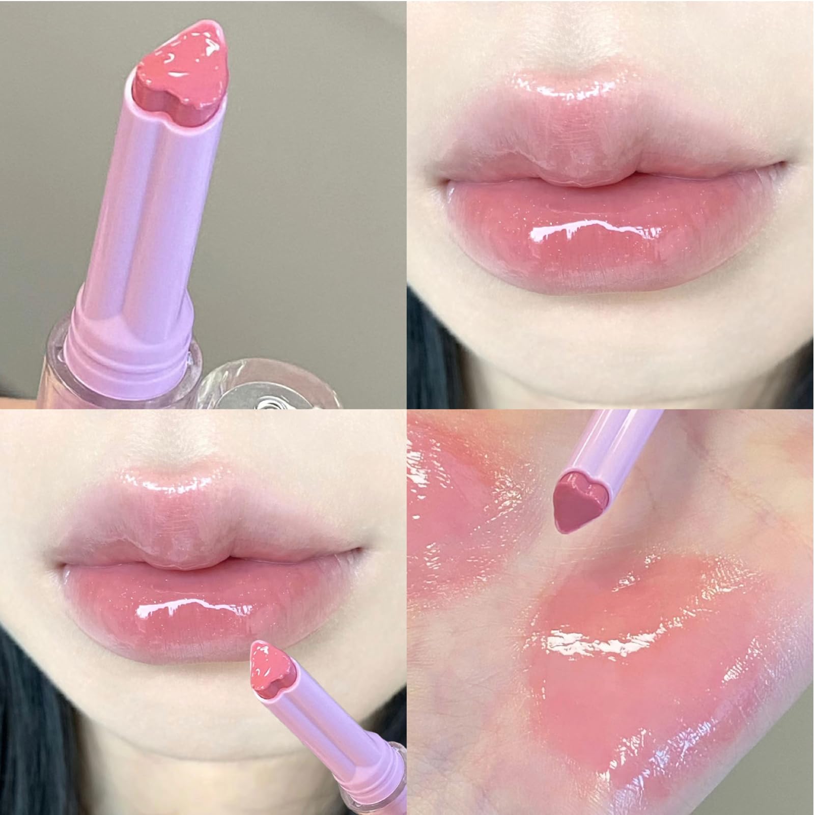 KTouler long-lasting gloss delivers pigment-rich shine throughout the day.