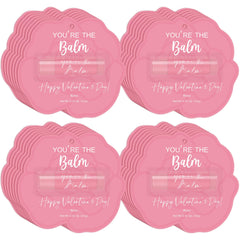 Kuabiz Valentines lip balm with greenery eucalyptus design for bulk gifting and hydration.