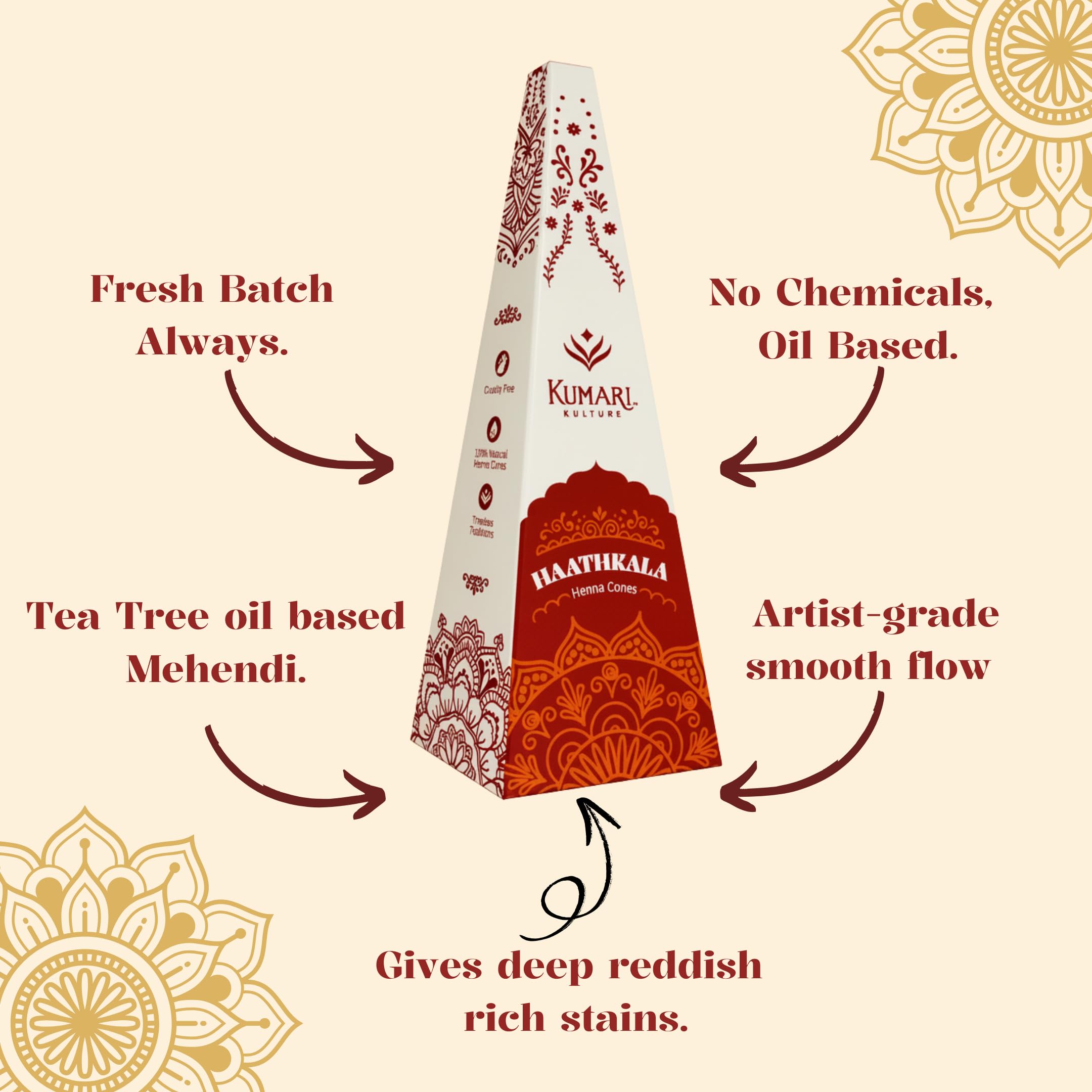 Rich color develops gradually for deep, nuanced designs.