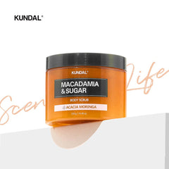 KUNDAL scrub with white musk fragrance for a gentle, lasting scent
