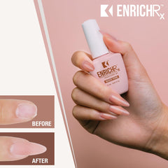KUPA GelFinity EnrichRx UV/LED cure for quick, salon-like results at home.