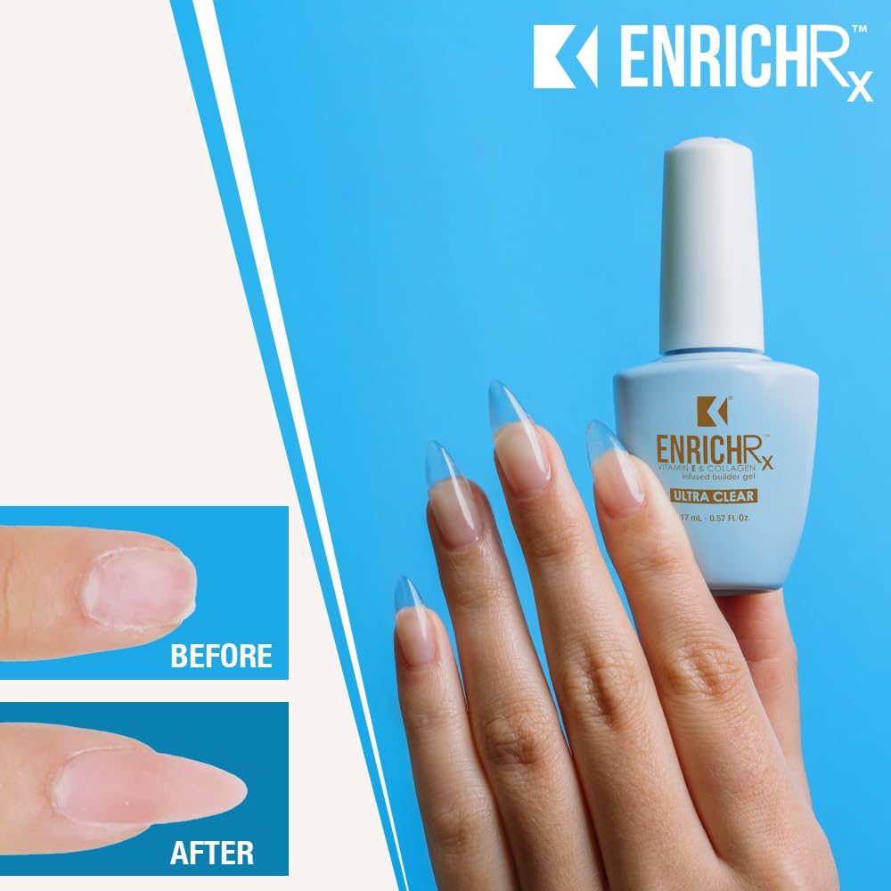 KUPA ENRICHRx infused with Vitamin E and collagen for nourished nail appearance