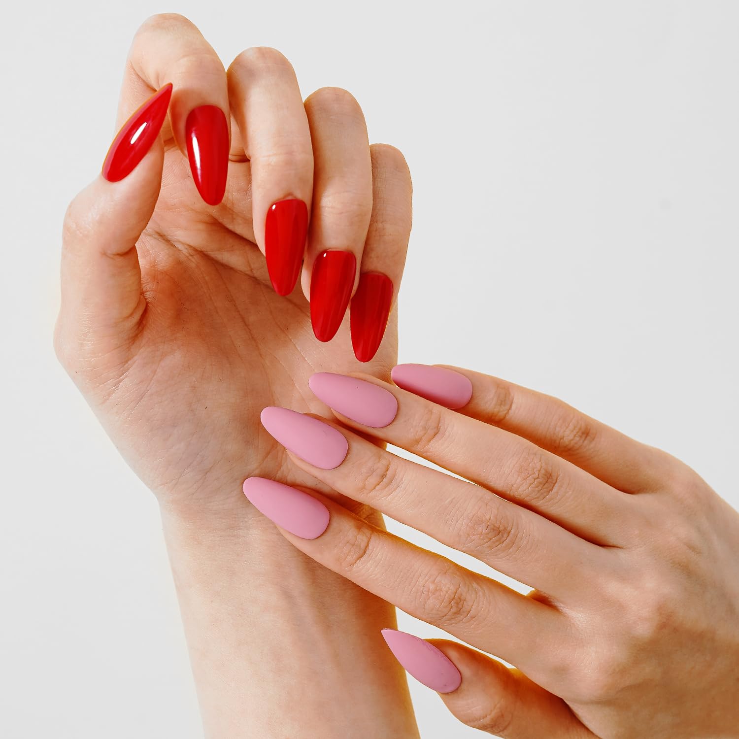 KUPA Gelfinity finished manicure close-up highlights glossy, long-wearing shine.
