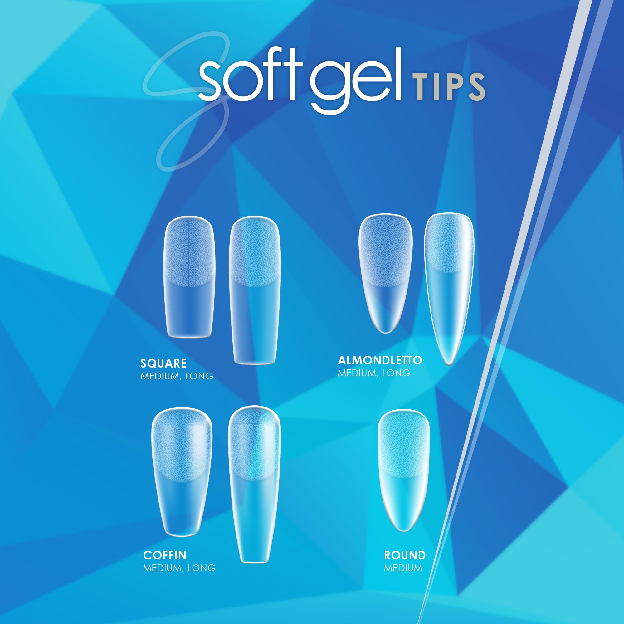 KUPA Soft Gel Tips Ultra Clear wear duration closeup suggesting long wear.