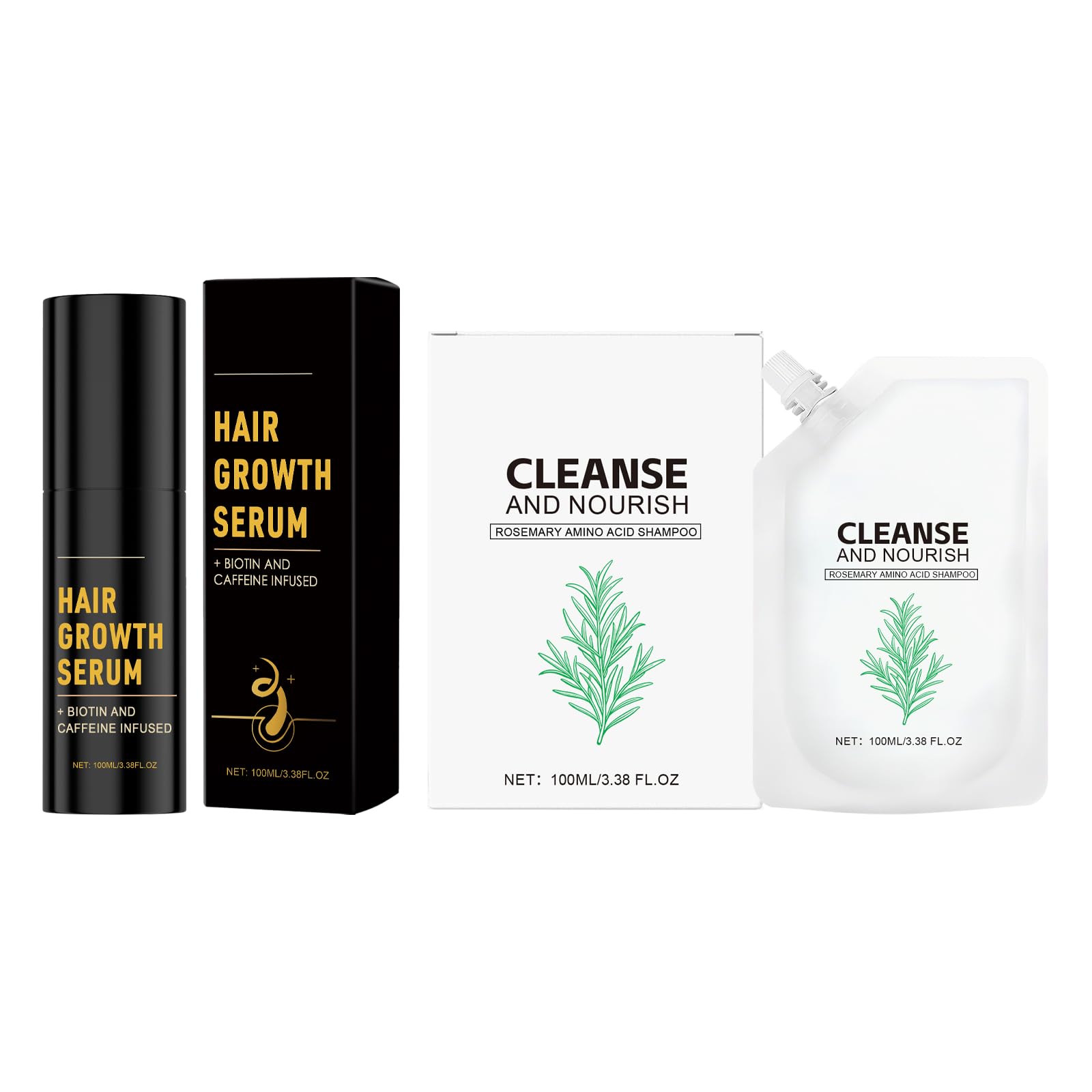 KUPOINEA Rosemary Shampoo bottle with rich lather for balanced scalp and cleaner hair.