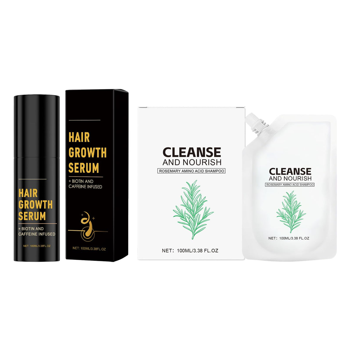 KUPOINEA Rosemary Shampoo bottle with rich lather for balanced scalp and cleaner hair.