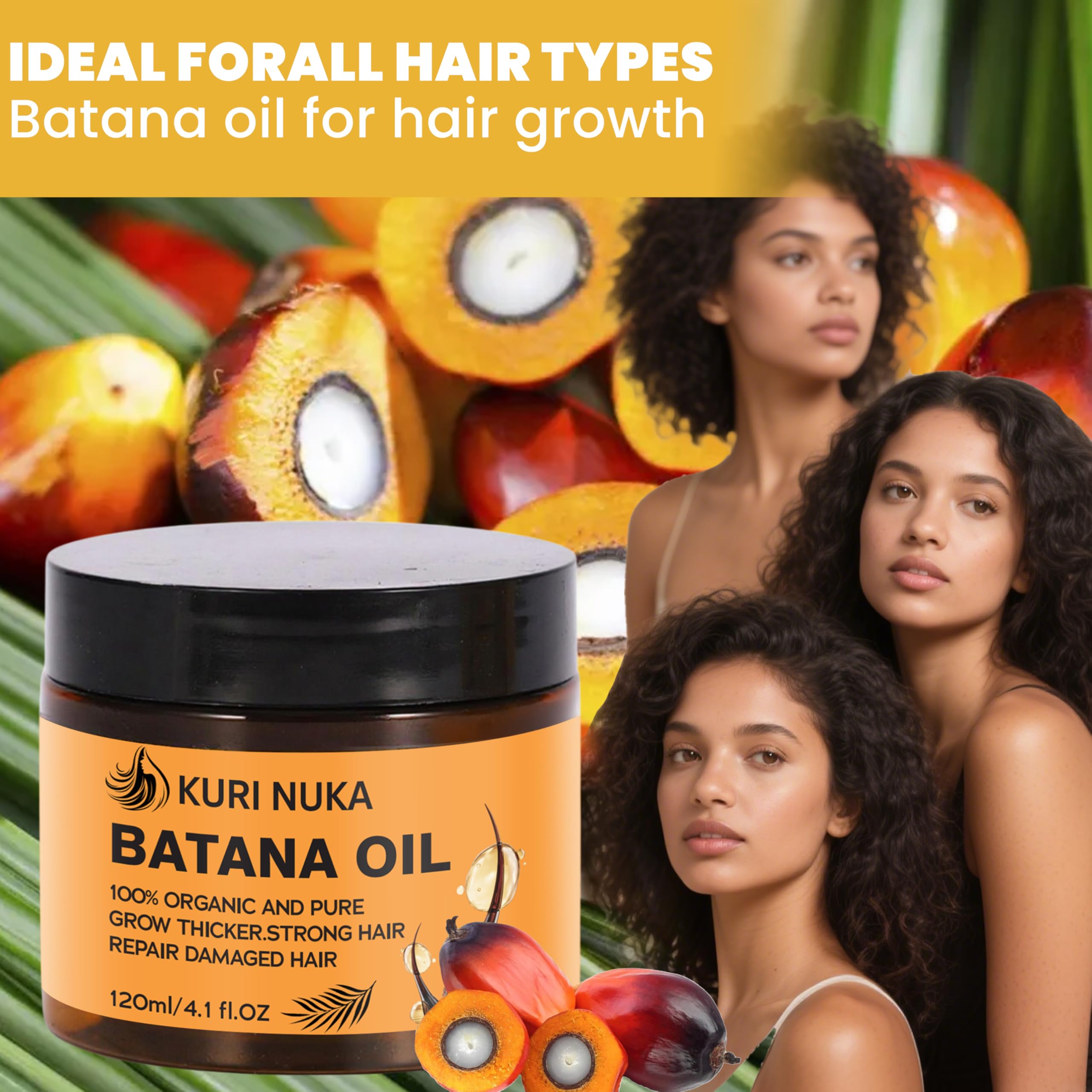 Kuri Nuka Batana Oil earthy aroma evokes natural spa ritual.