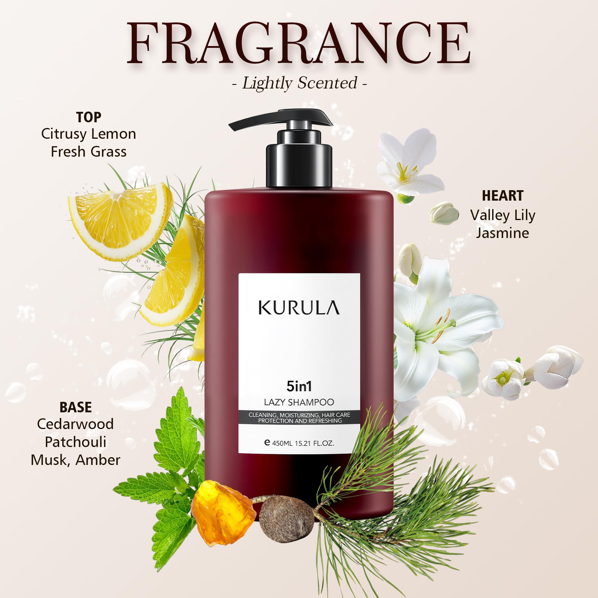 Kurula natural formula texture close-up for healthy hair