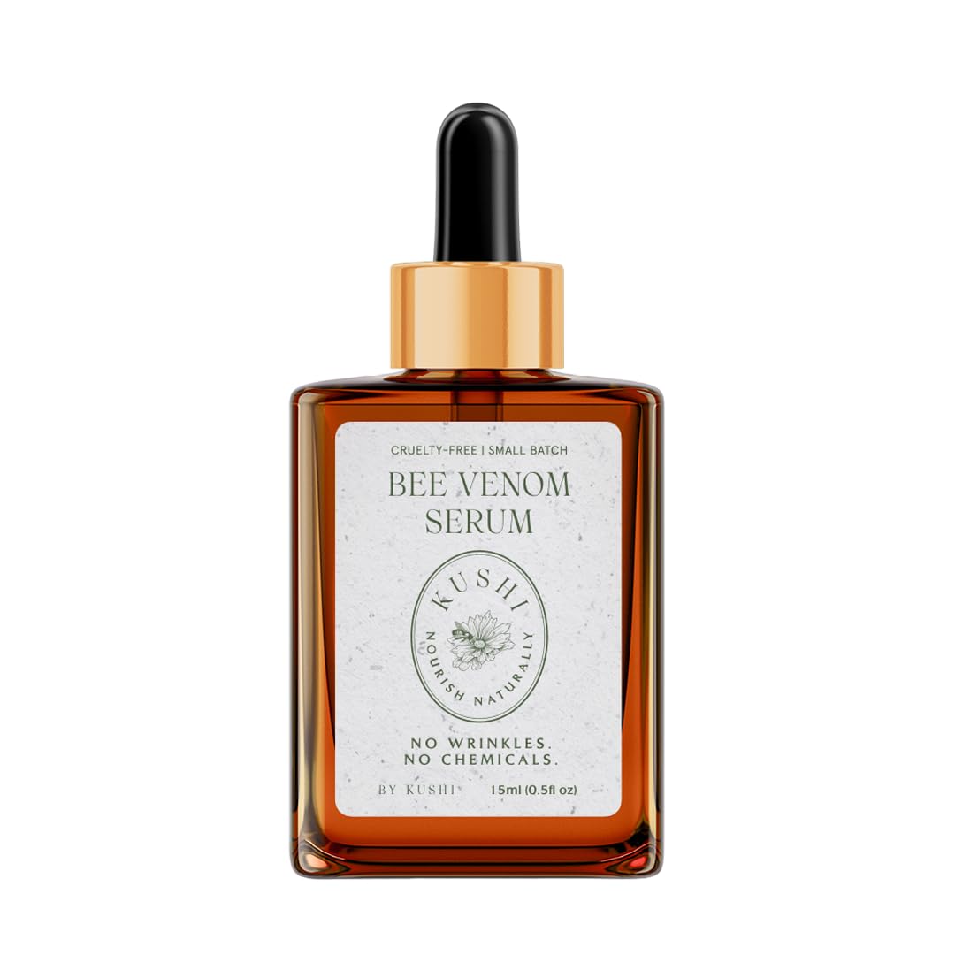 KUSHI Bee Venom Serum bottle for easy, precise application