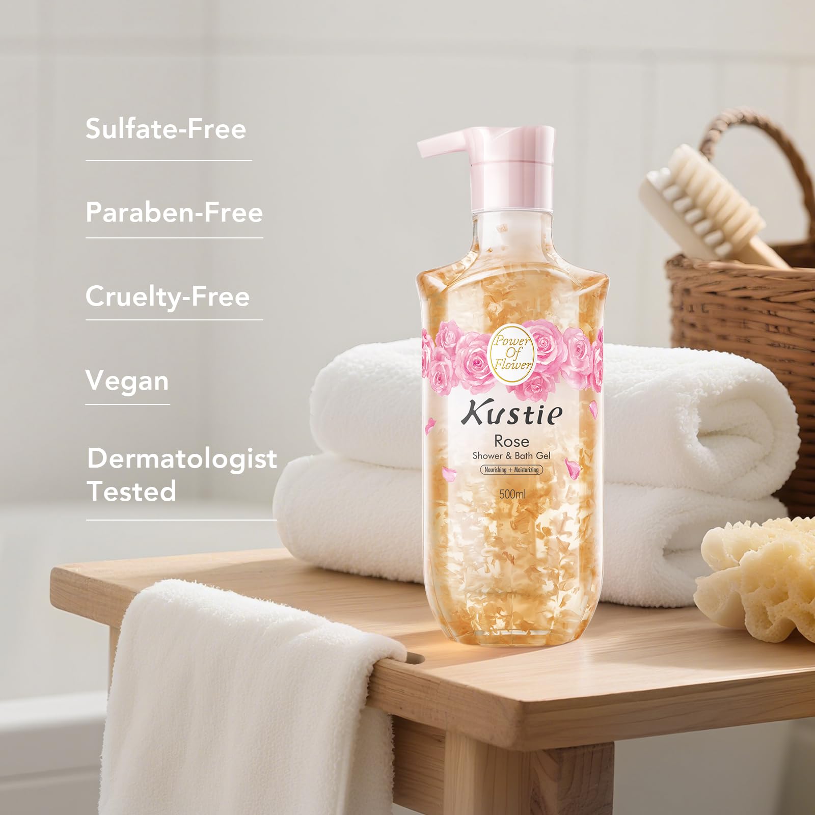 Kustie Cruelty-free bath product for ethical skincare