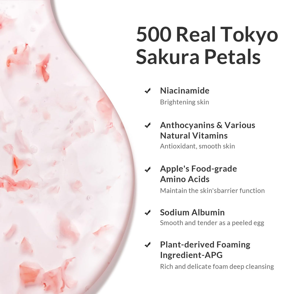 Kustie Real Sakura Petal Drop close-up showing edible-grade petals for luxurious bath.