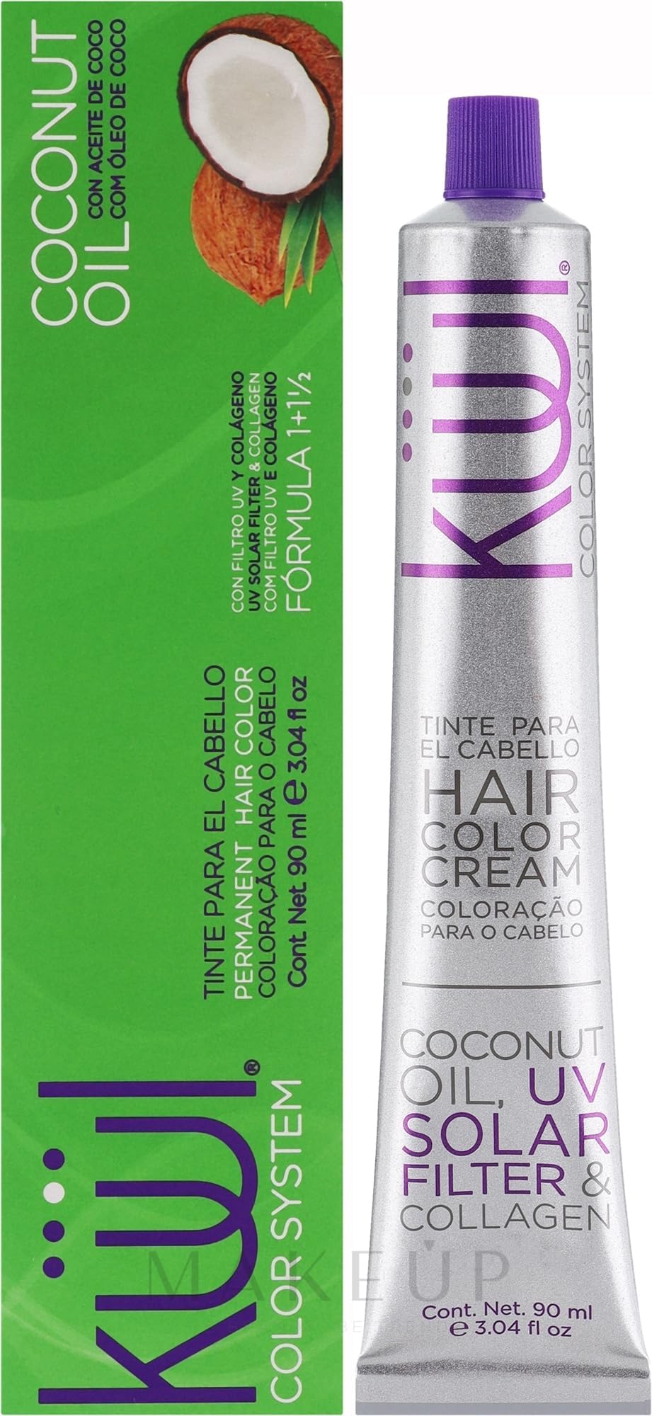Küül COLOR SYSTEM sunscreen filter graphic communicates color protection in sun.