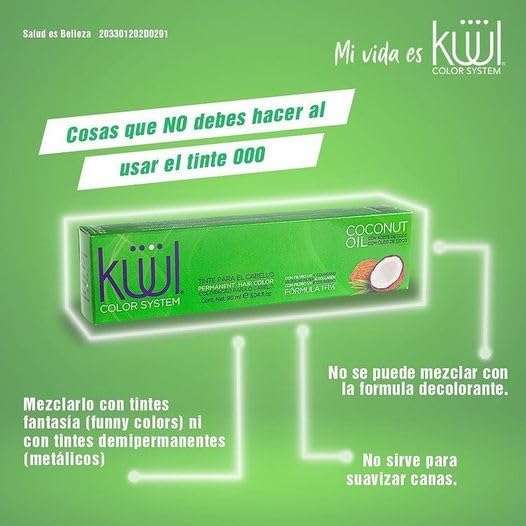 Küül COLOR SYSTEM swatches showcase deep hues and even coverage.