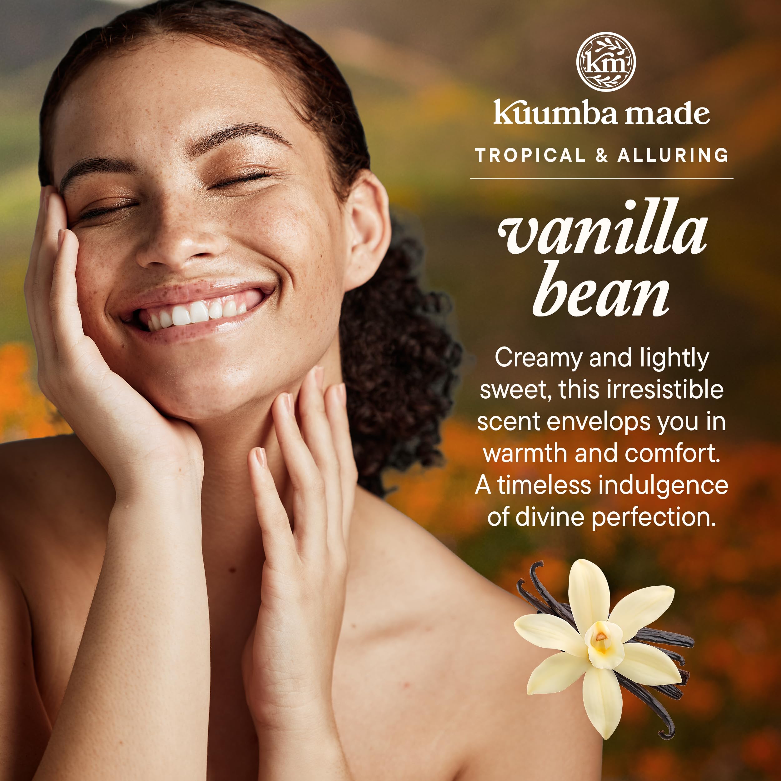 Jojoba-based fragrance oil base supports skin-friendly, alcohol-free wear.