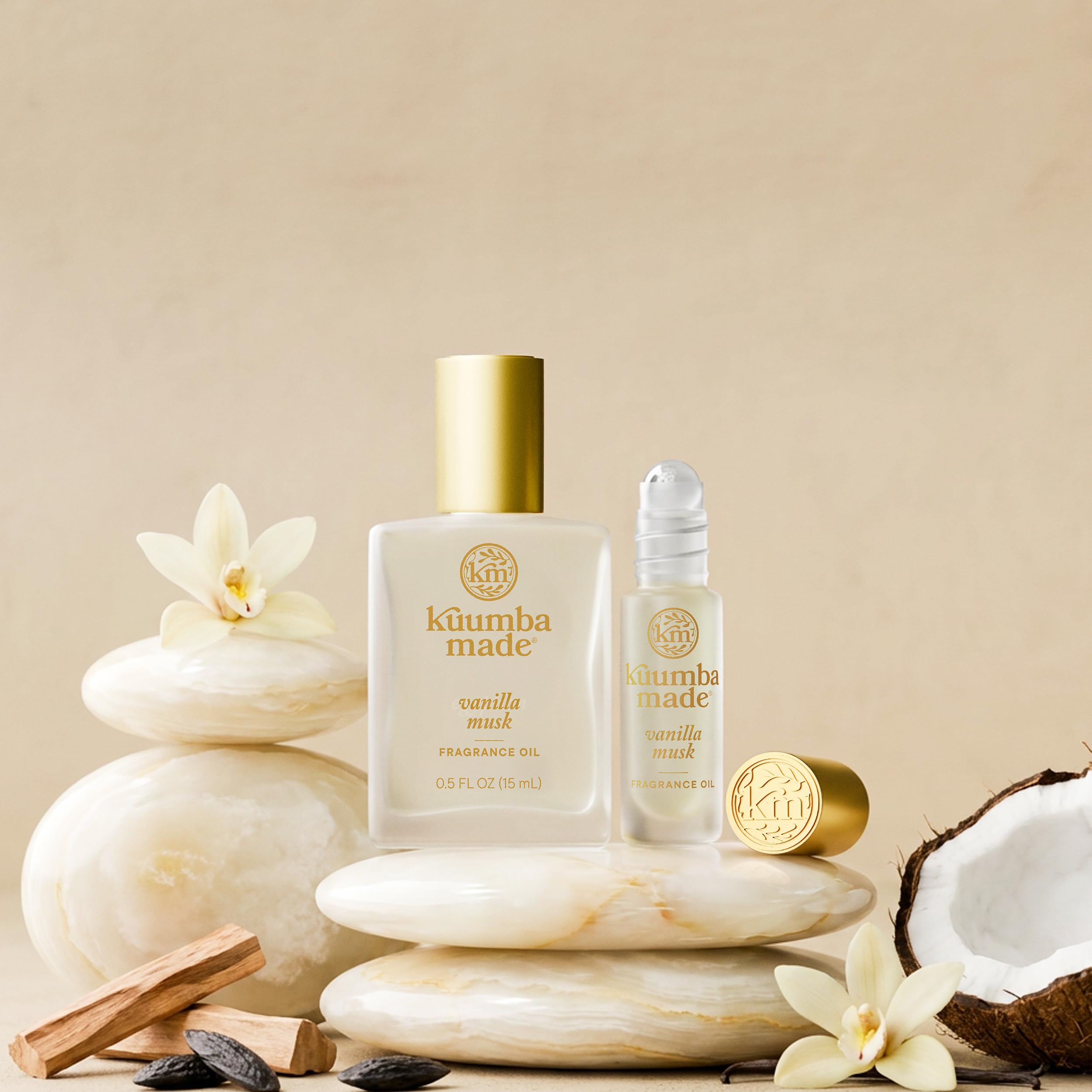 Kuumba Made Vanilla Musk vegan and cruelty-free fragrance.