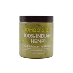 Kuza 100% Indian Hemp bottle 18oz shown for nourishing scalp and hydrated hair.