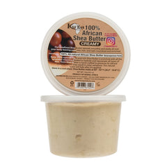 Kuza shea butter cream texture ready for skin and hair care applications