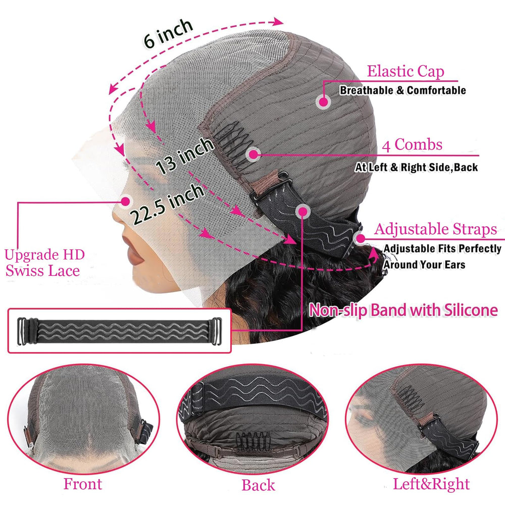 KVFCT pre-plucked baby hair wig enabling realistic hairline styling