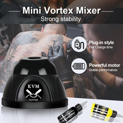 KVM Mini Vortex Mixer with non-slip suction cups for stable operation.