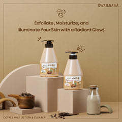 Kwailnara lotion pump dispensing creamy moisture for quick absorption