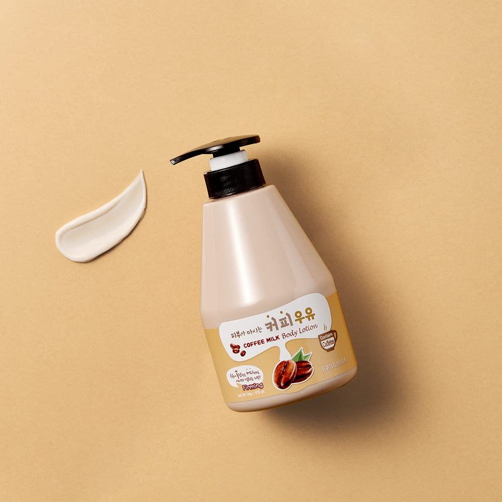 Applying Kwailnara lotion on forearm for fast absorption and hydration