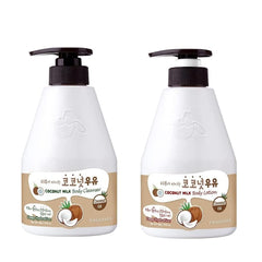 Kwailnara WELCOS Coconut Milk Body Wash bottle with refreshing cleanse and hydration