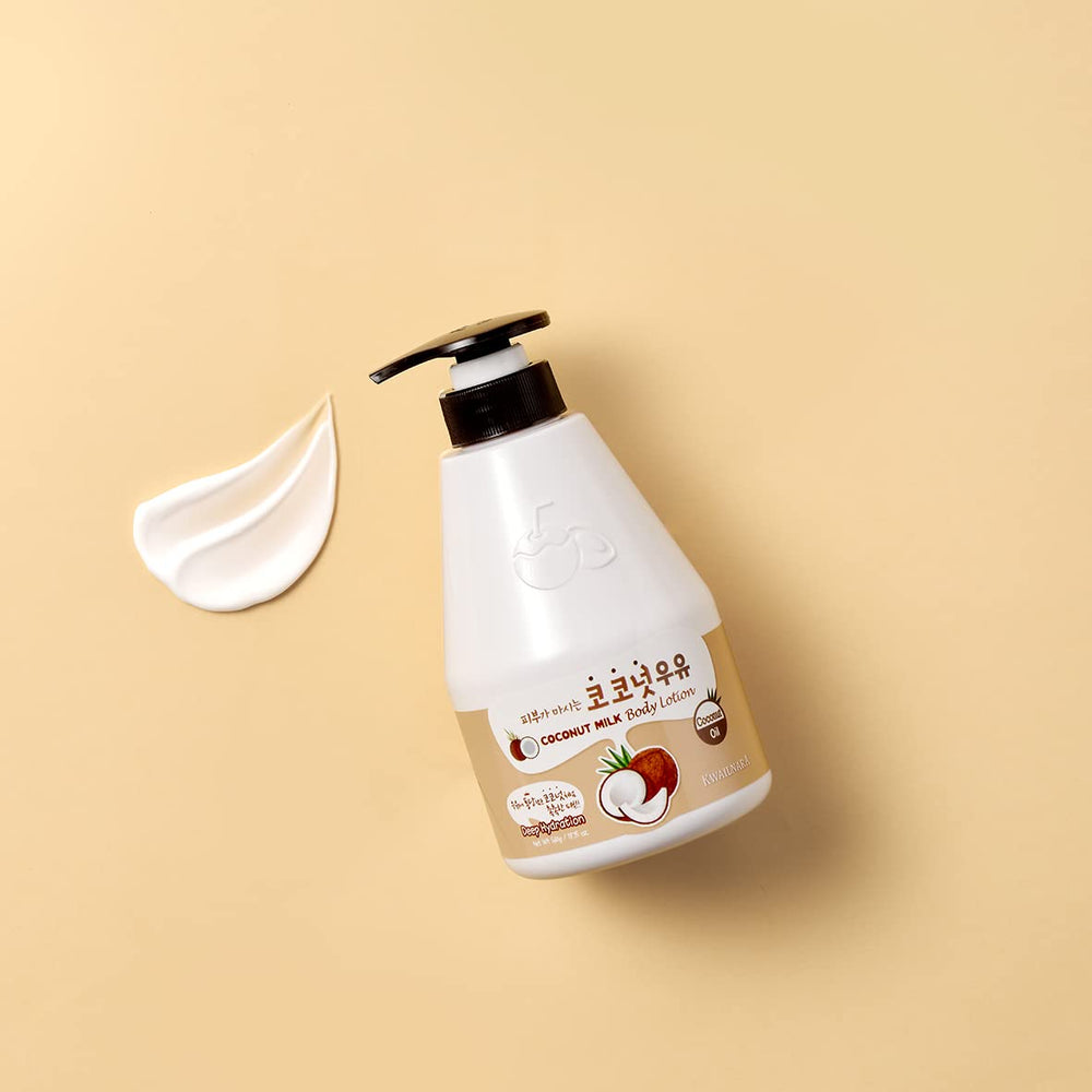 Kwailnara WELCOS coconut milk-rich foam image suggesting gentle cleansing