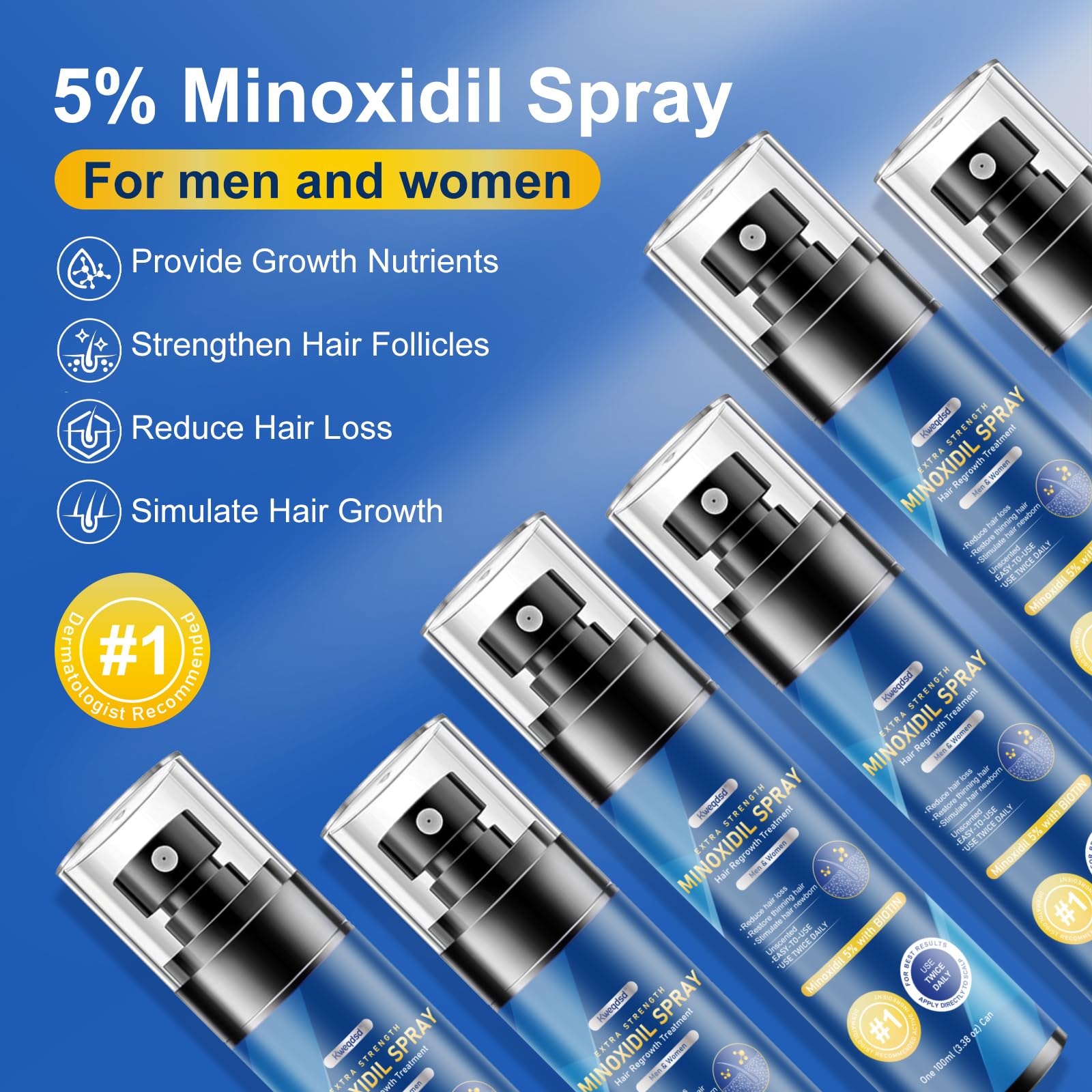 Kweqdsd minoxidil beard growth application shows fuller facial hair potential.