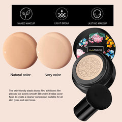 KWOLYKIM CC cream swatch on skin shows even tone and natural glow.