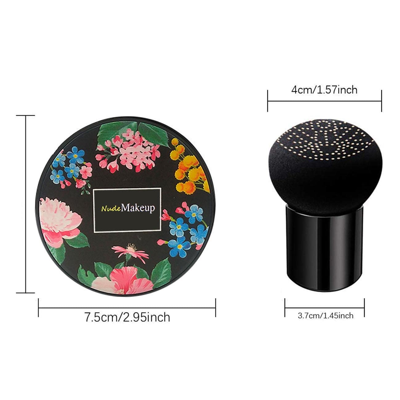 KWOLYKIM mushroom puff tool in action for precise, mess-free application.