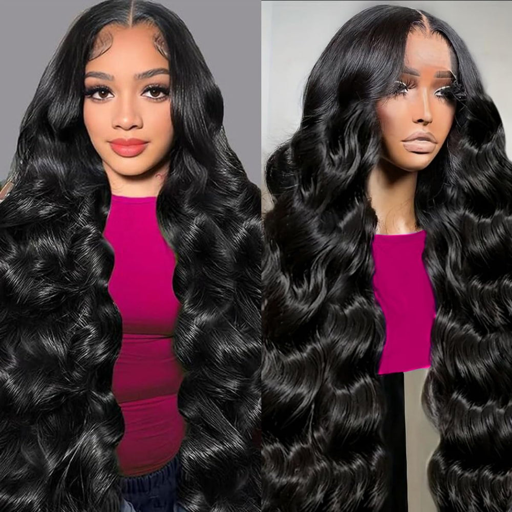 KXBKXB 13x6 HD lace front wig with natural hairline for seamless parting