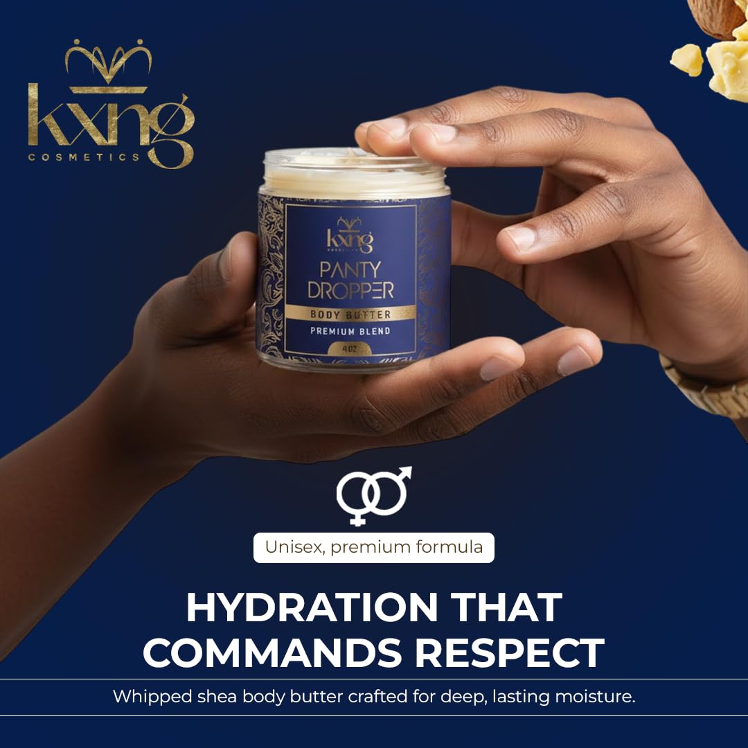 KXNG Cosmetics whipped texture closeup delivers fast-absorbing hydration.