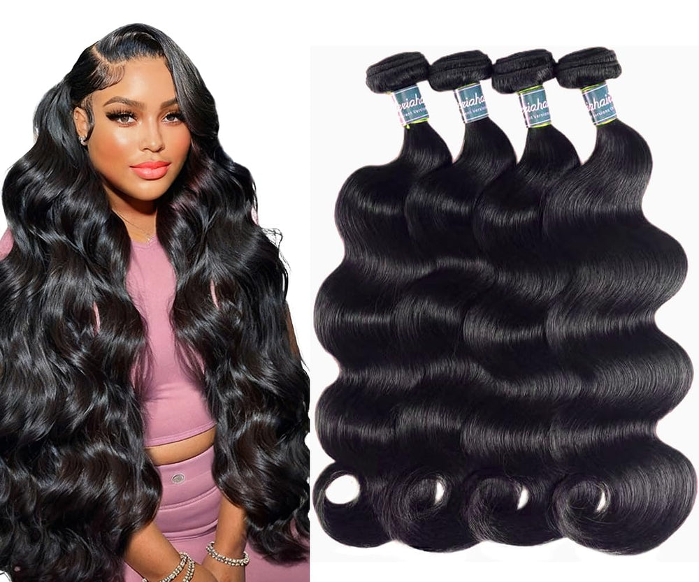 KXRO 16-inch body wave bundle showcases premium virgin hair texture for daily wear
