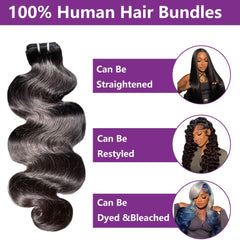 KXRO 22-inch body wave bundle provides dramatic length and graceful motion