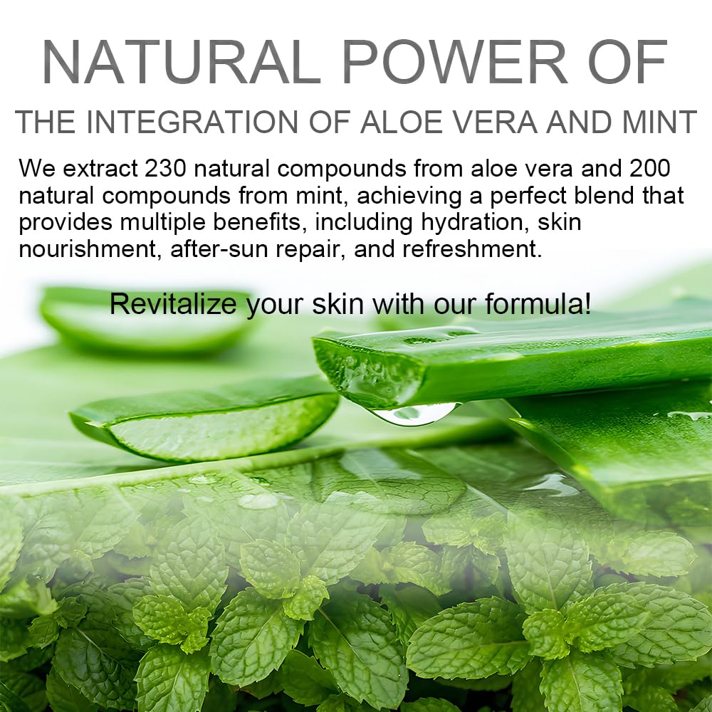 KYAALN Aloe Gel with mint cooling for soothing skin