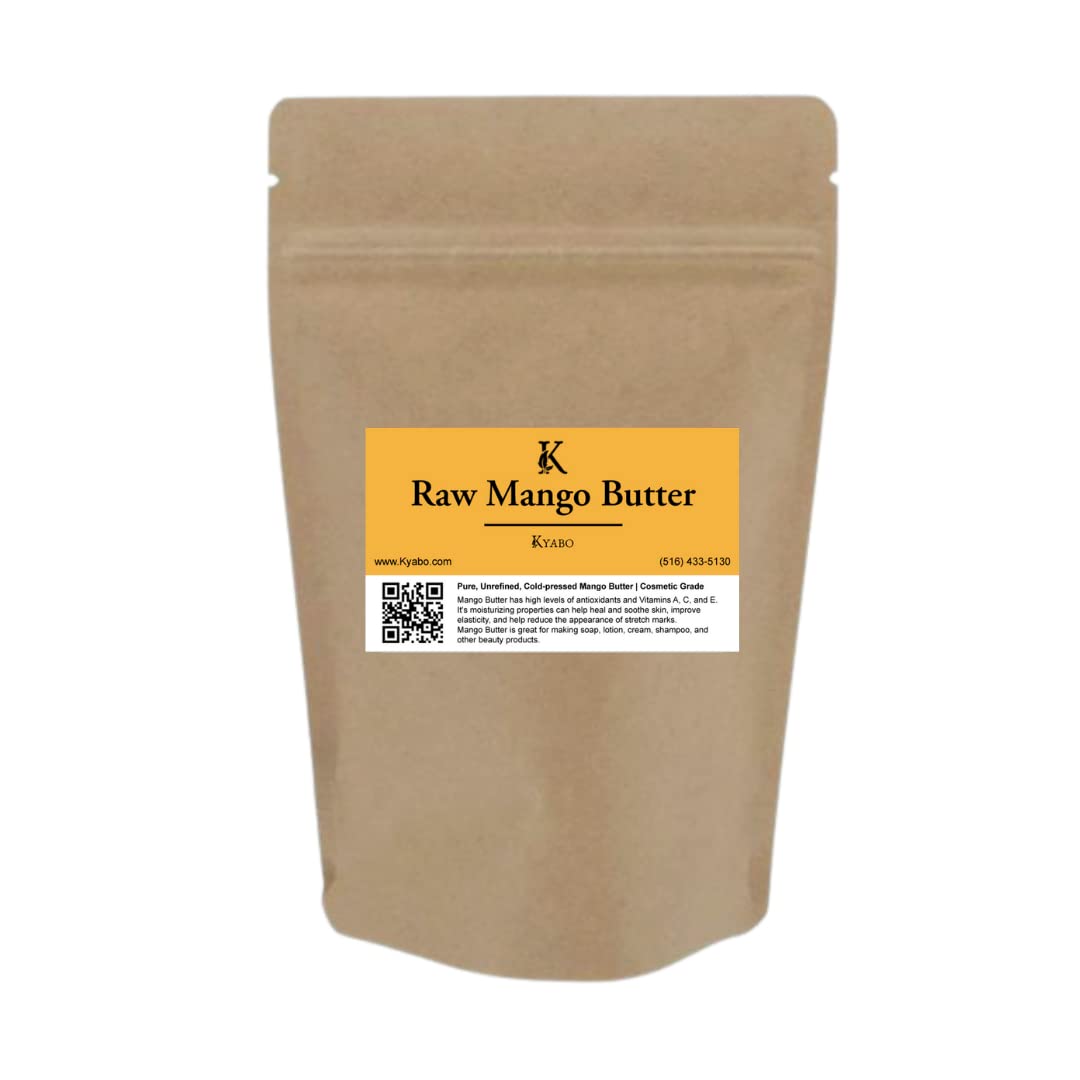 Kyabo mango butter packaging view for organic skincare shoppers.