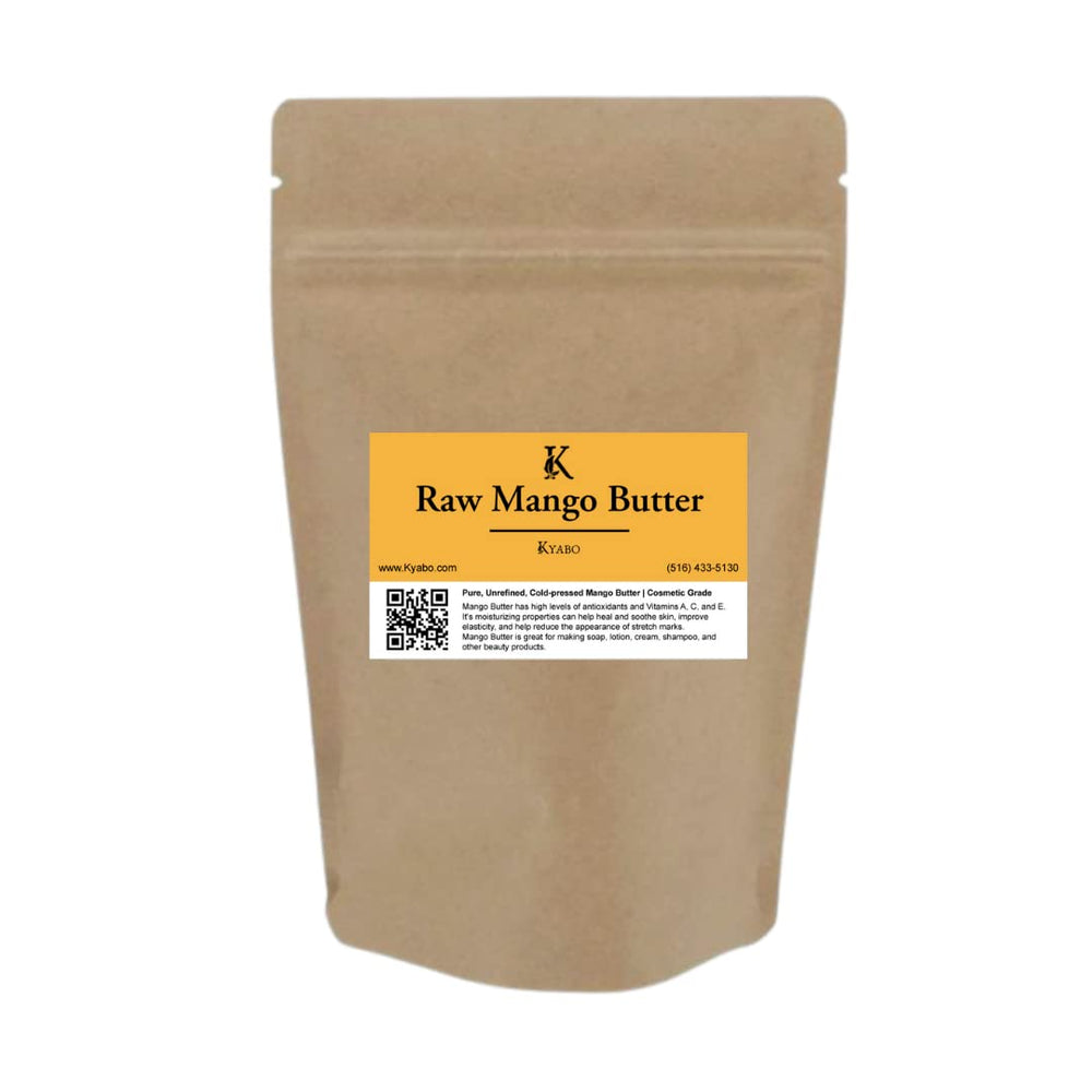 Kyabo mango butter packaging view for organic skincare shoppers.