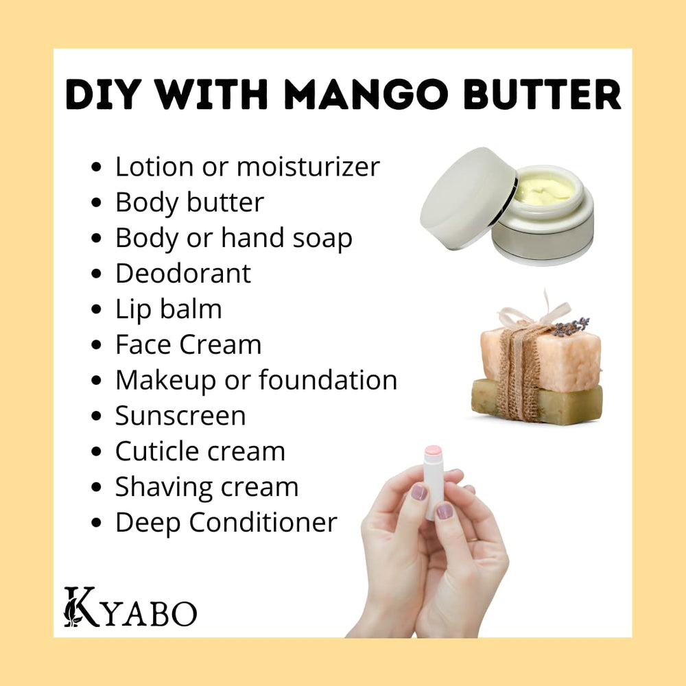 Kyabo mango butter texture scoop shows creamy, easy spread.